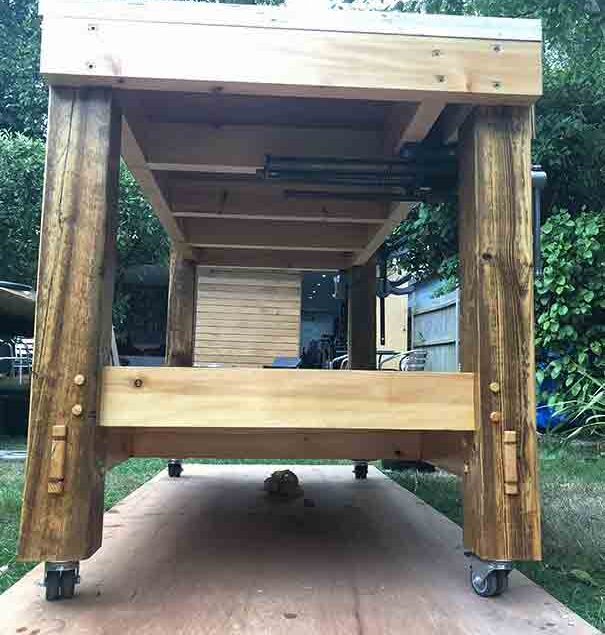 up cycled workbench