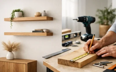 Floating Shelves Made to Measure at Home