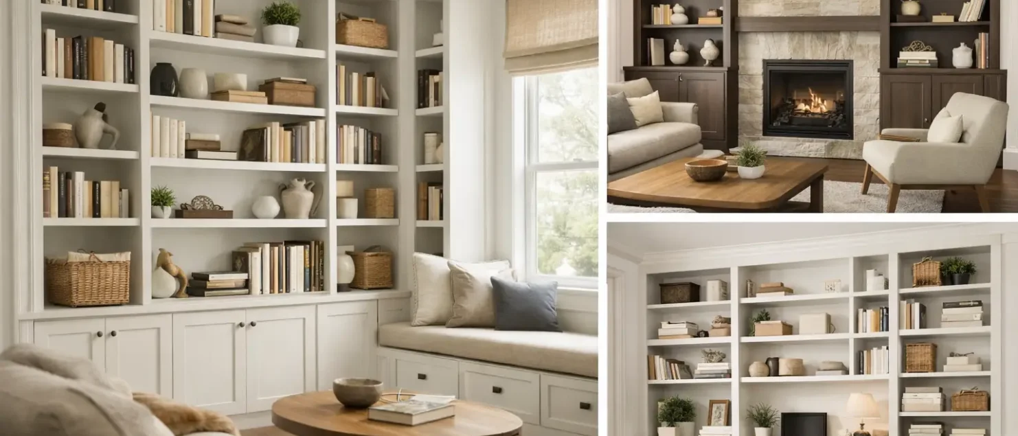 12 Built In Bookcase Ideas for Better Storage