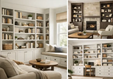 12 Built In Bookcase Ideas for Better Storage