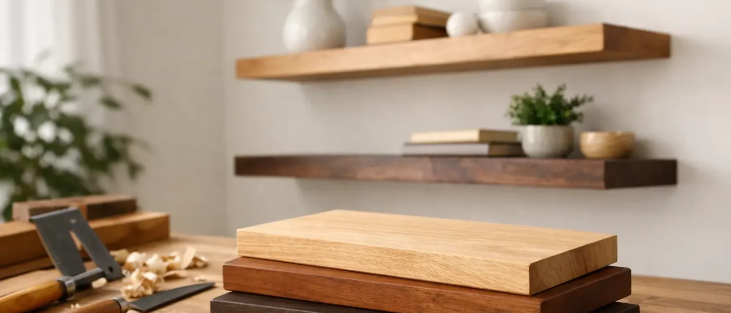 Best Wood for Floating Shelves at Home