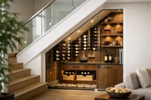 Custom Understairs Wine Storage Ideas